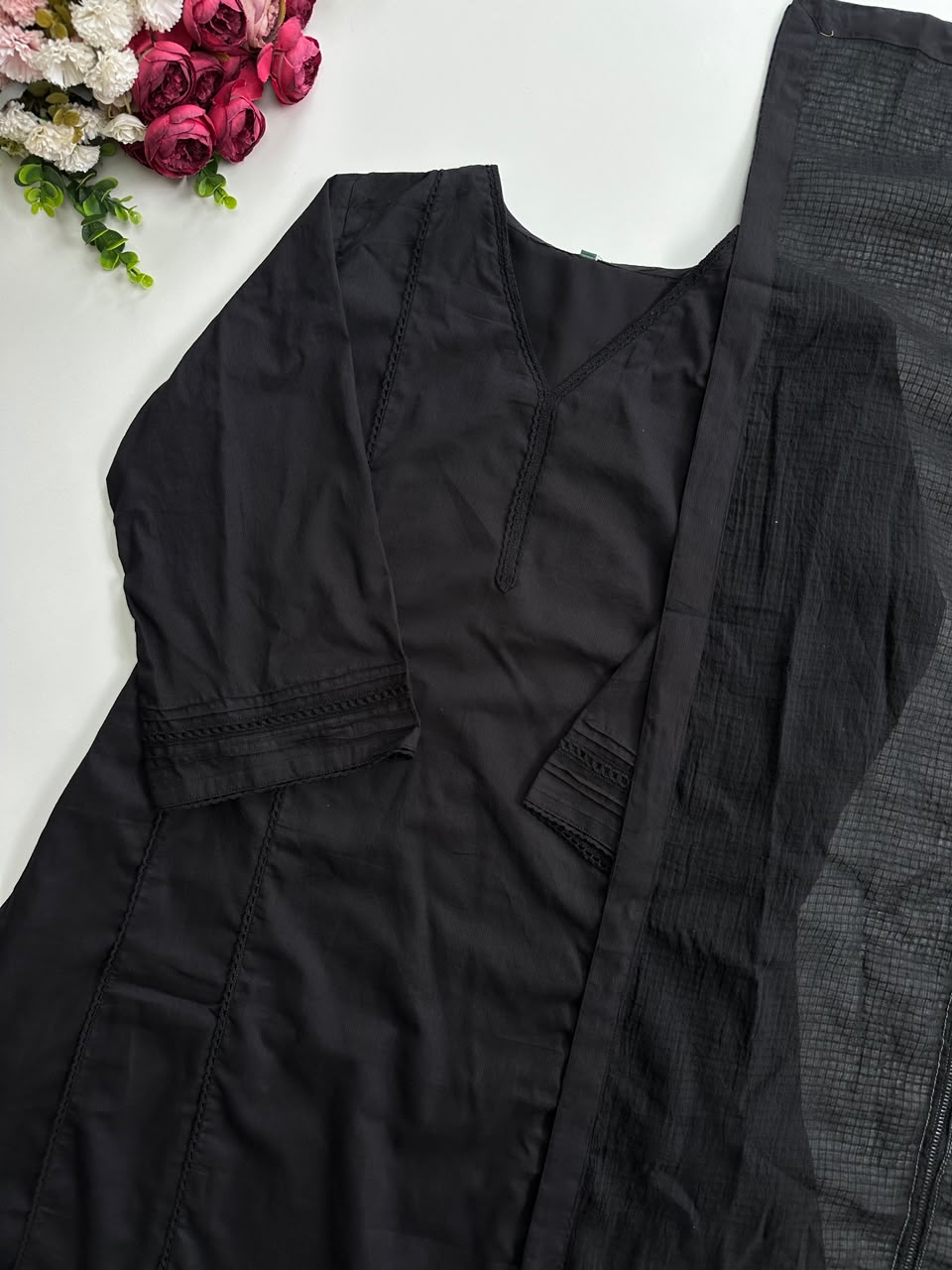 21384 Beautiful Aline  cotton suit