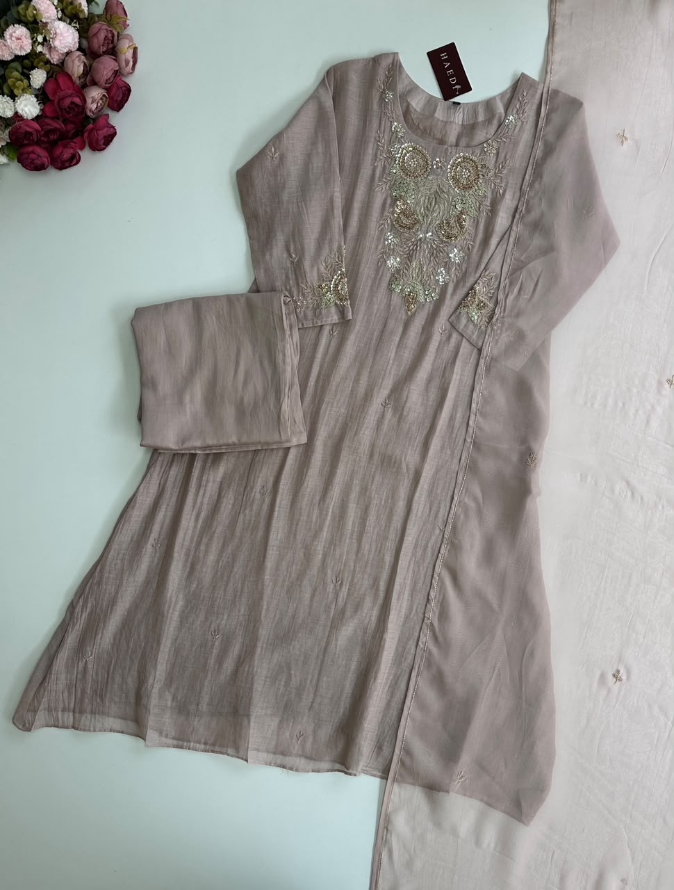 21392 Premium mul chanderi suit