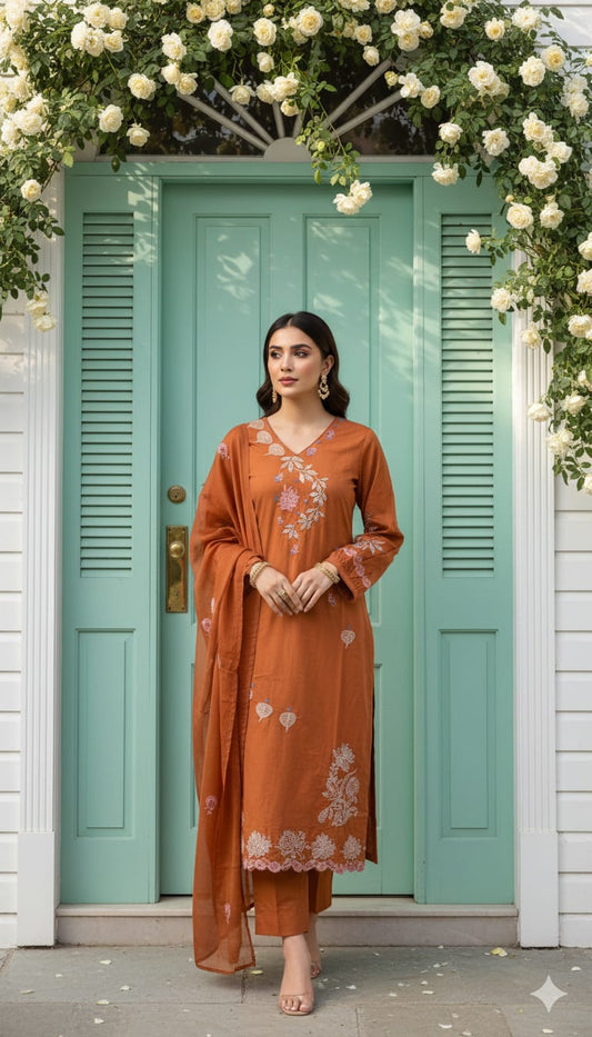 18920 Beautiful Embridered Suit set