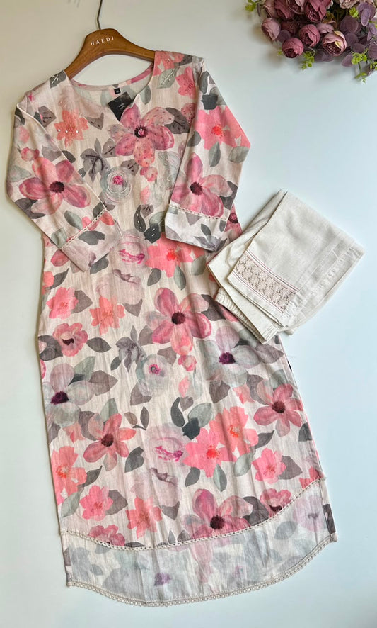 15843  / CMD 12672 Kurti with pants