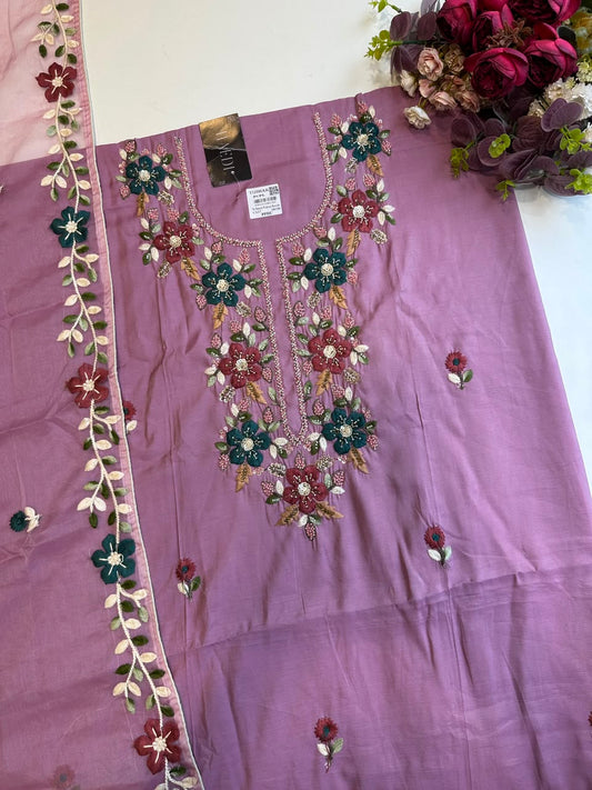 16354 Handworked unstiched suit