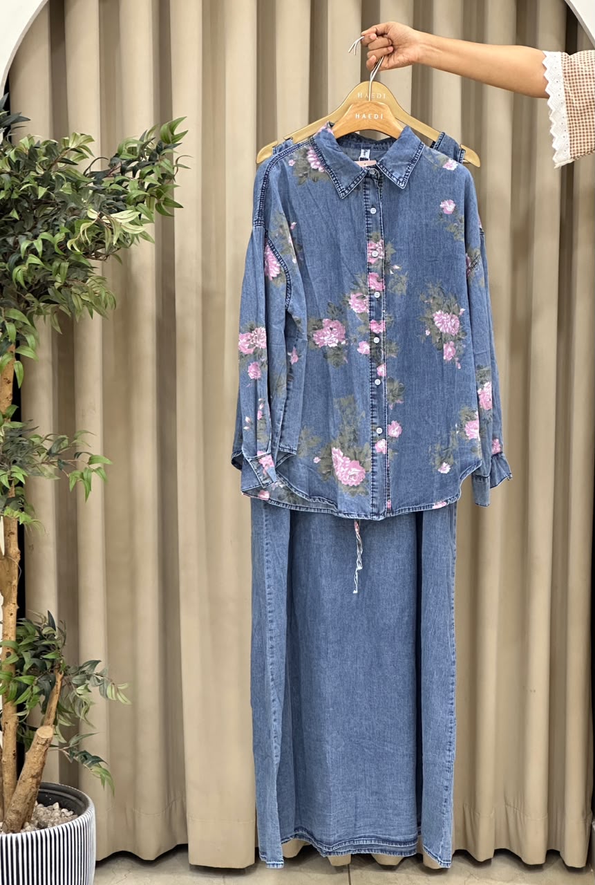 20722 / CMD 58506 shirt and maxi set