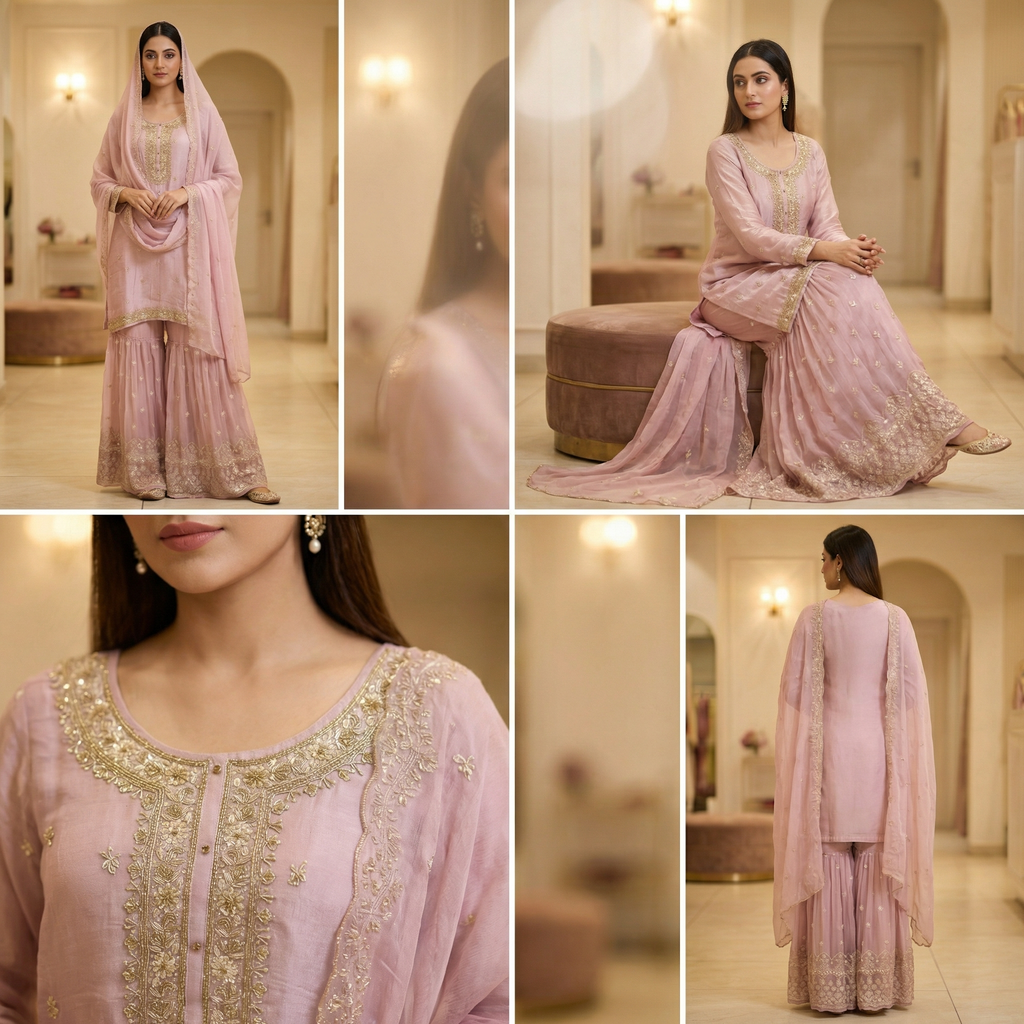 16541 Premium sharara Suit