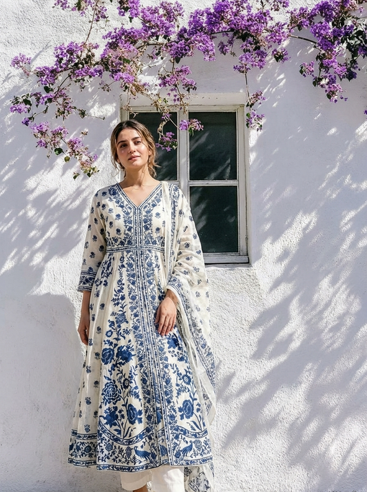 18946/18945 Beautiful Floral Cotton suits