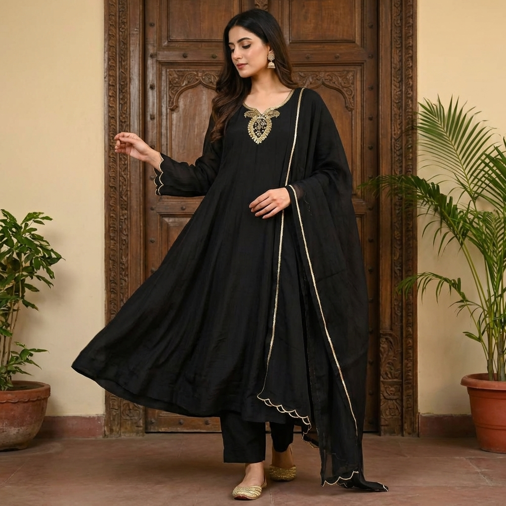 19912 Beautiful handworked designer suit
