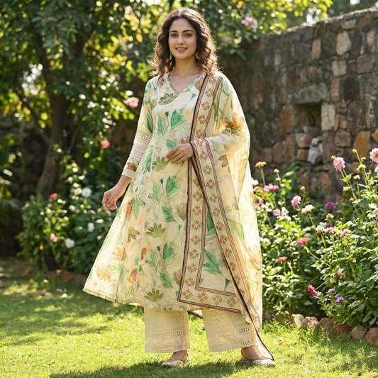 19702 Beautiful Cotton hakoba anarkali