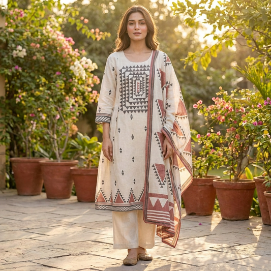 19352 Beautiful linen suit