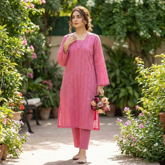 19969 Beautiful hakoba kurti pant set