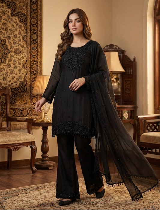 57308 Beautiful partywear suit