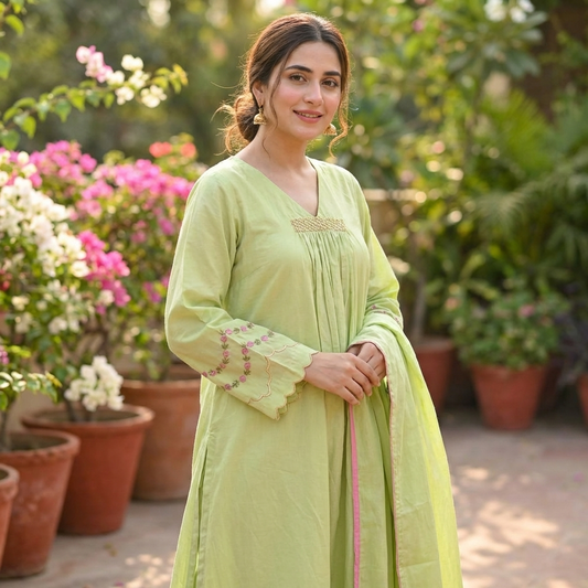 19750 Premium Embroidered suit