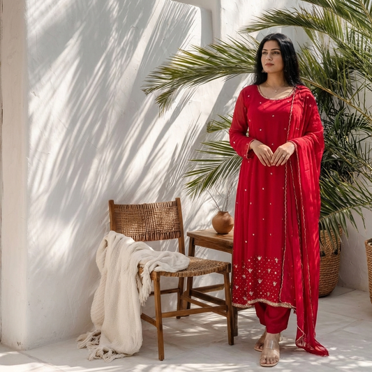 18760 Pretty pure chiffon anarkali