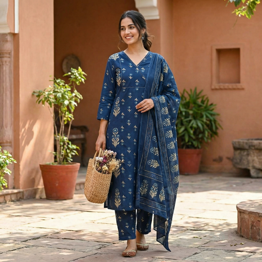 18947 Beautiful Cotton suit